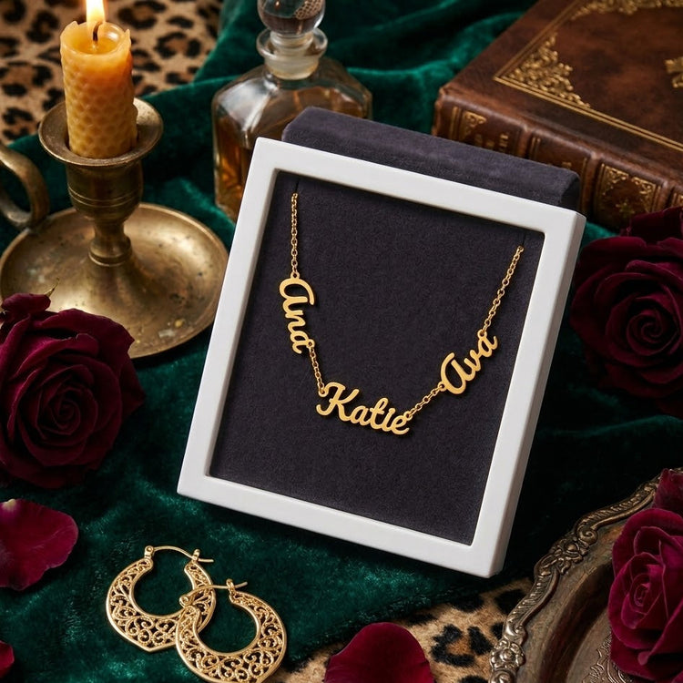 Multiple custom Name Necklace