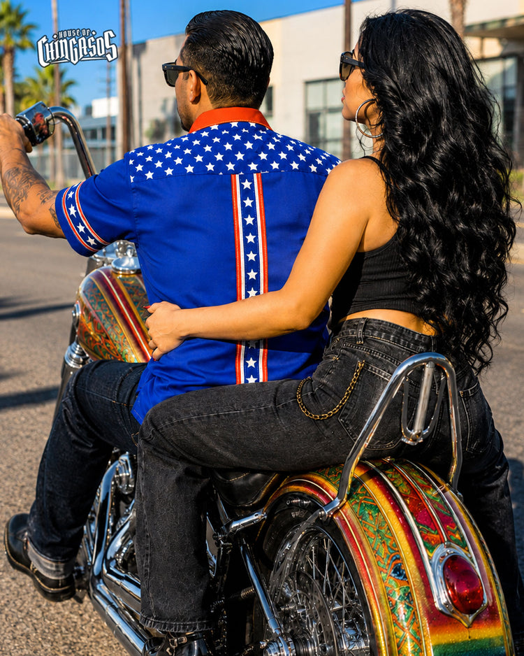 Estrellas 4th of July Button Up