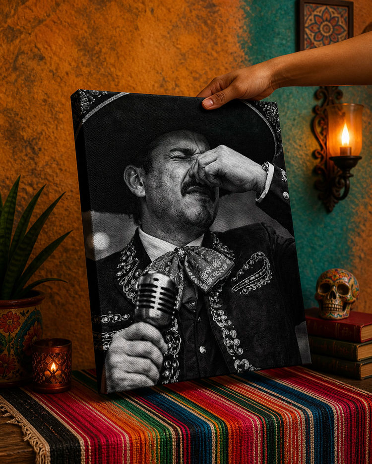 El Mariachi Guacala Bathroom Art- True Canvas 16"*20"