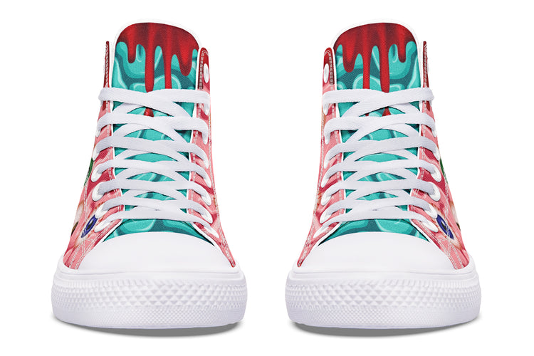 Brain High Tops ( Black or White Sole )