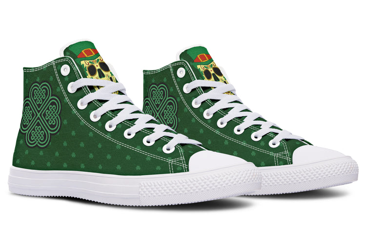 Celtics Skull 2024 High Tops ( Black or White Sole )