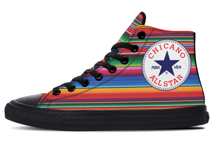 OG Chicano All Star Serapes ( Black or White Sole )