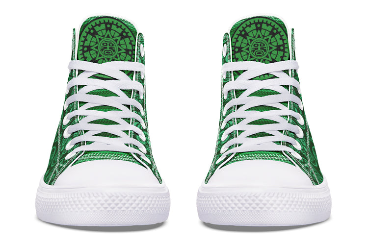 Chicano St Patrick High Tops ( Black or White Sole )