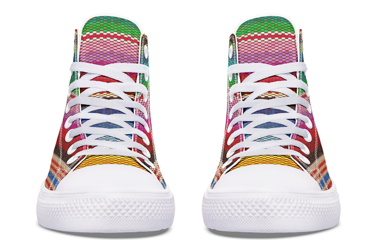 Digital Serape High Tops ( Black or White Sole )