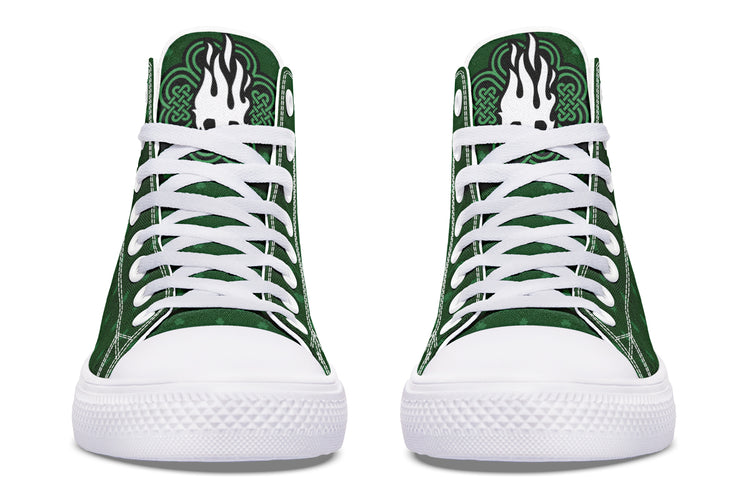 Hooligan High Tops ( Black or White Sole )