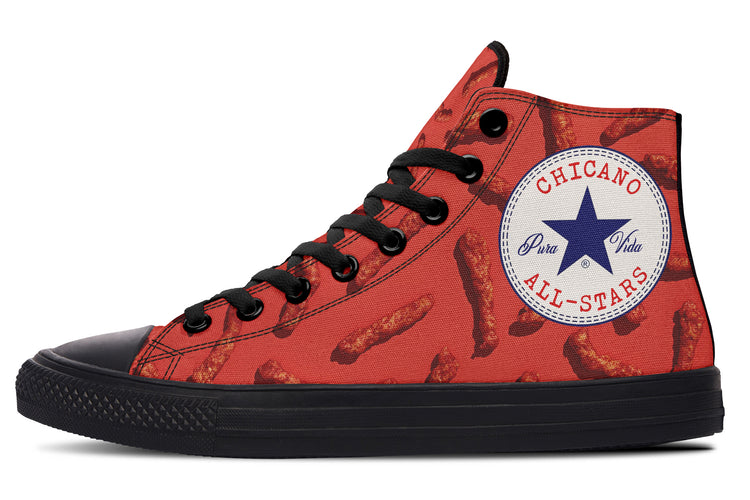 No Pica Hot High Tops ( Black or White Sole )
