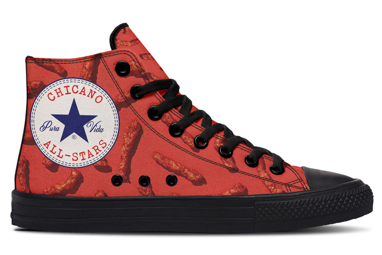 No Pica Hot High Tops ( Black or White Sole )