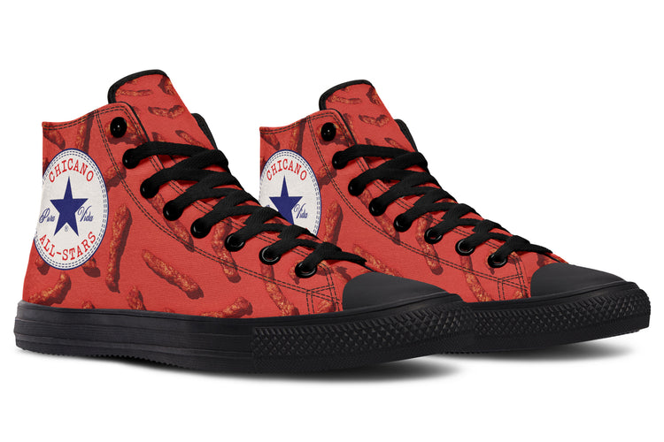 No Pica Hot High Tops ( Black or White Sole )