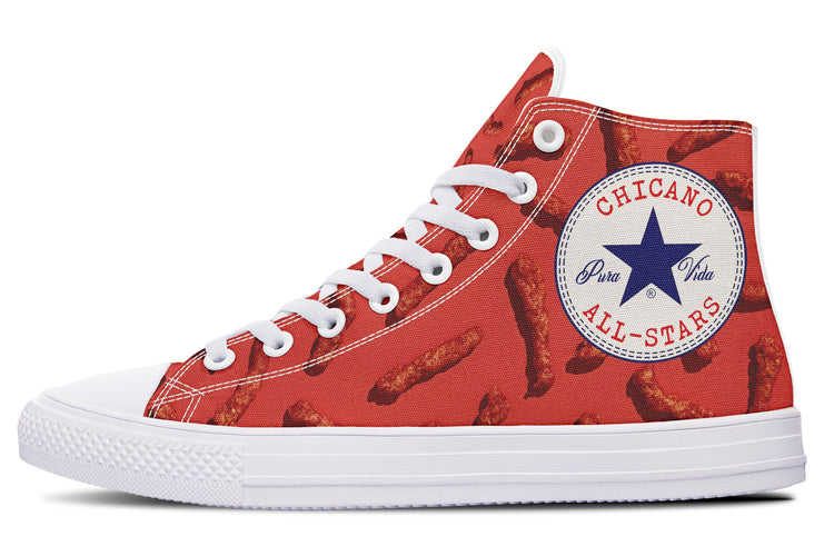 No Pica Hot High Tops ( Black or White Sole )