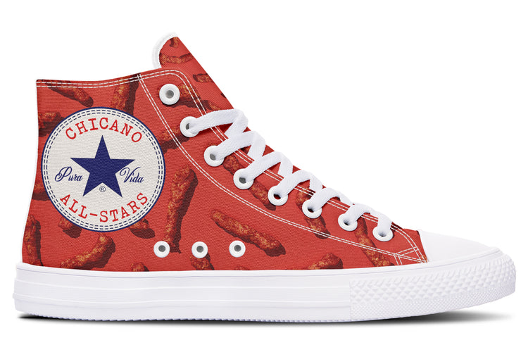 No Pica Hot High Tops ( Black or White Sole )