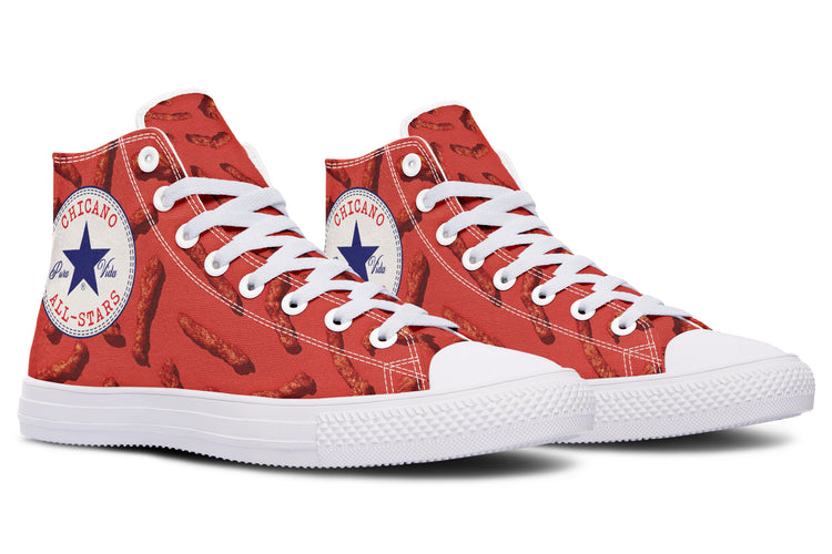 No Pica Hot High Tops ( Black or White Sole )