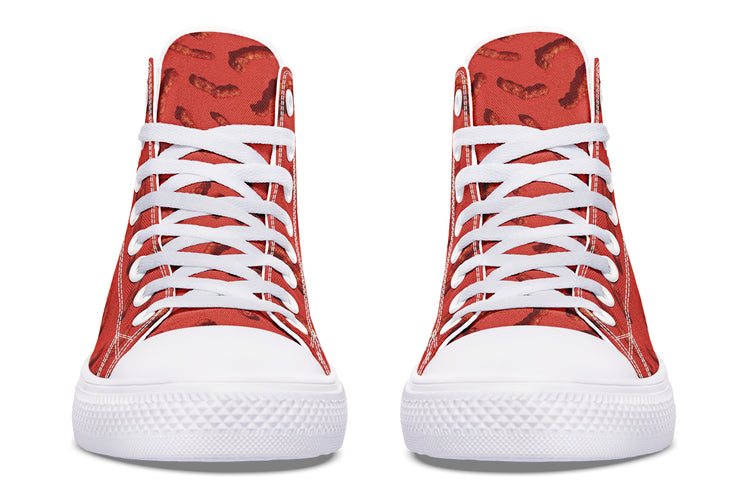 No Pica Hot High Tops ( Black or White Sole )