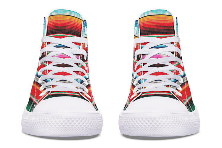 Serape High Tops ( Black or White Sole ) NEW DROP!!
