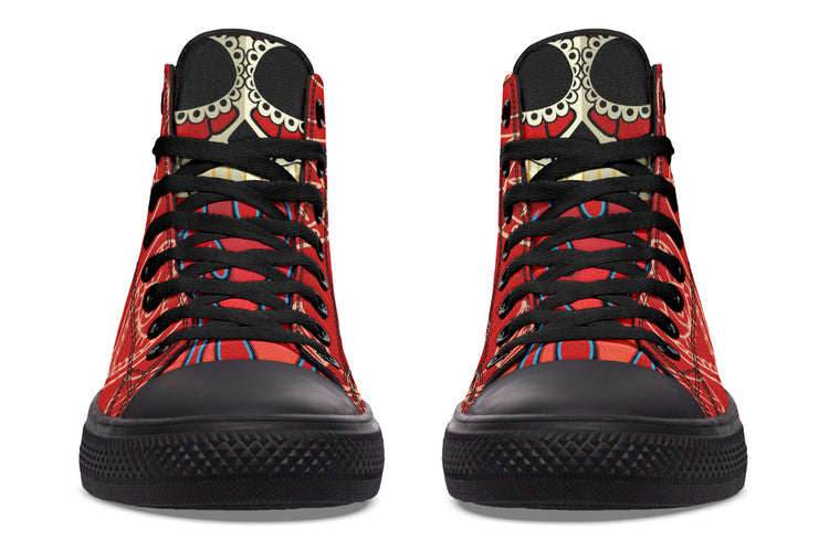 MEN'S Raza Corazon Vday High Tops ( Black or White Sole )