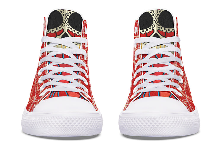 MEN'S Raza Corazon Vday High Tops ( Black or White Sole )