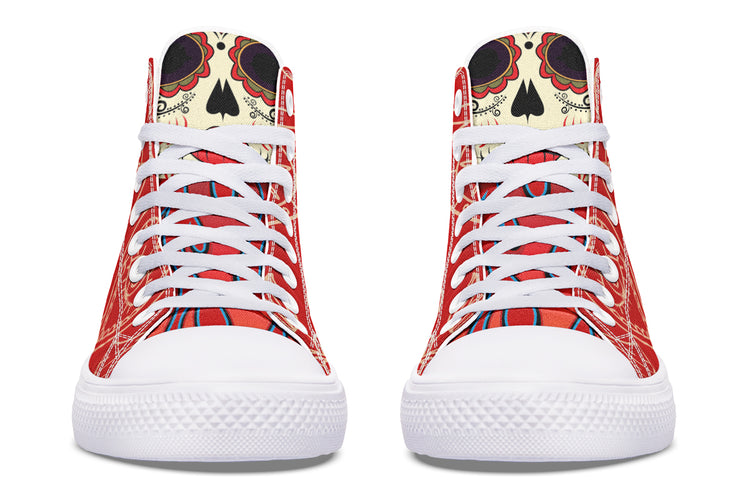 WOMEN'S Raza Corazon Vday High Tops ( Black or White Sole )