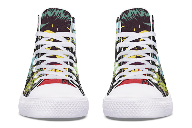 Vintage Monster High Tops ( Black or White Sole )