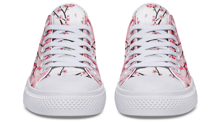 Cherry Blossom Low Tops ( Black or White Sole )