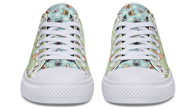 Frenchie Low Tops ( Black or White Sole )