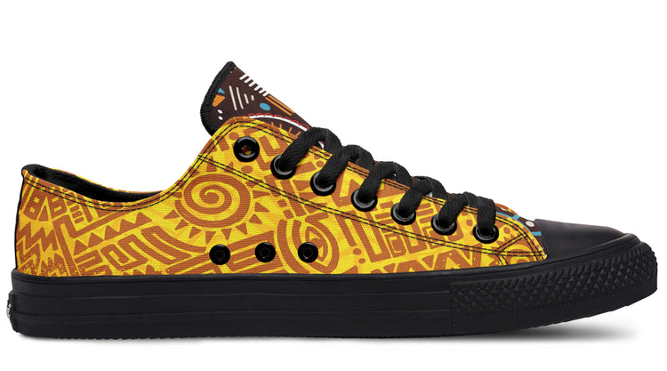 OG Low Tops Aztec ( Black or White Soles )