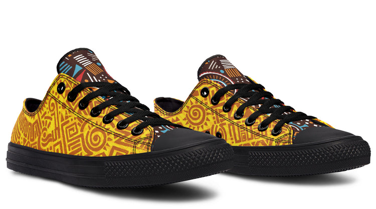 OG Low Tops Aztec ( Black or White Soles )