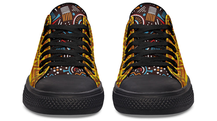 OG Low Tops Aztec ( Black or White Soles )