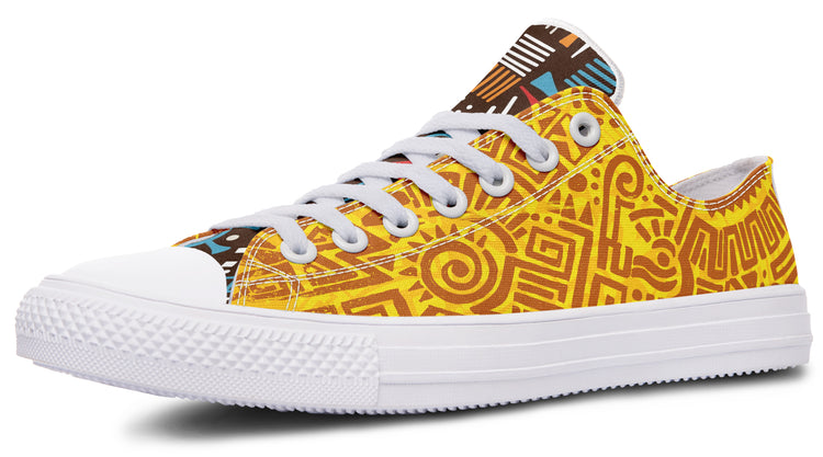 OG Low Tops Aztec ( Black or White Soles )
