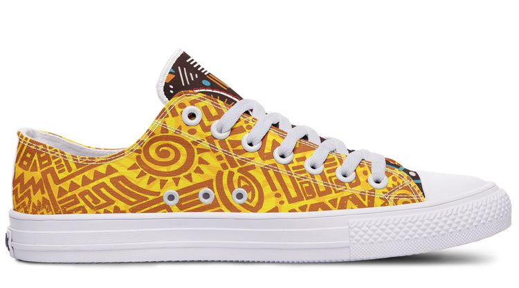 OG Low Tops Aztec ( Black or White Soles )