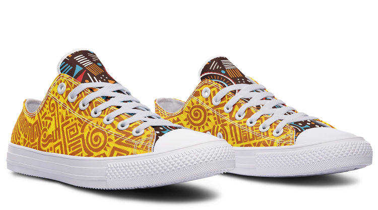 OG Low Tops Aztec ( Black or White Soles )