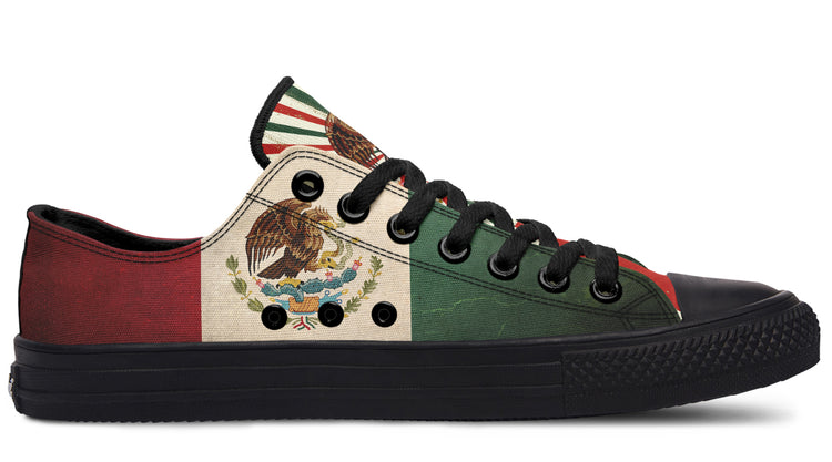 Mex Flag Low Tops ( Black or White Sole )