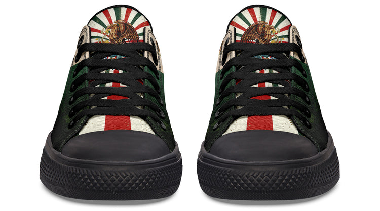 Mex Flag Low Tops ( Black or White Sole )