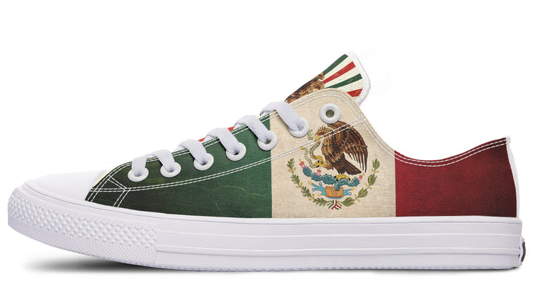 Mex Flag Low Tops ( Black or White Sole )