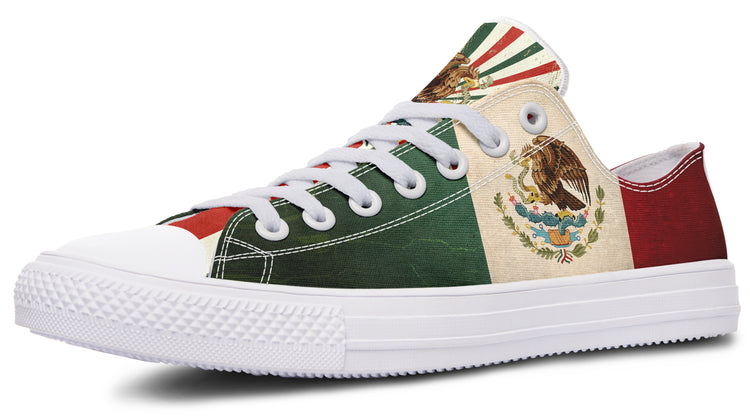 Mex Flag Low Tops ( Black or White Sole )