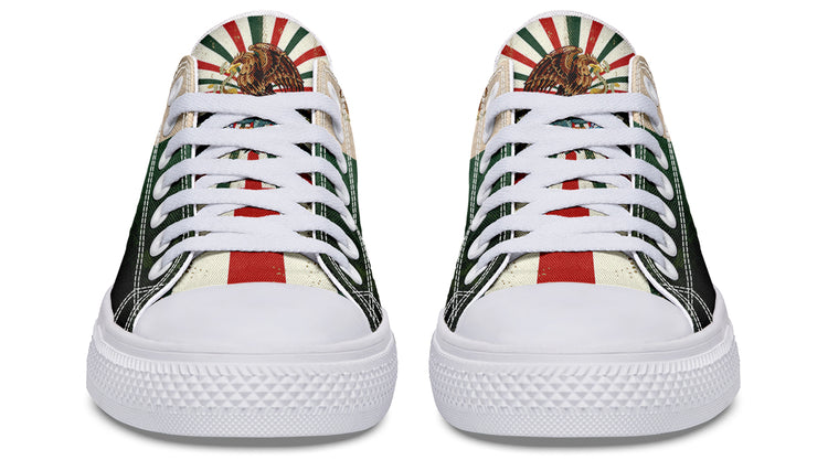 Mex Flag Low Tops ( Black or White Sole )