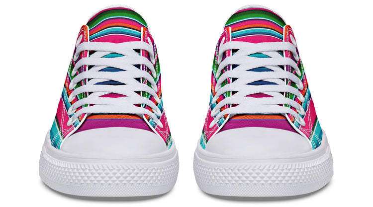 Pink Serape Low Tops ( Black or White Sole )