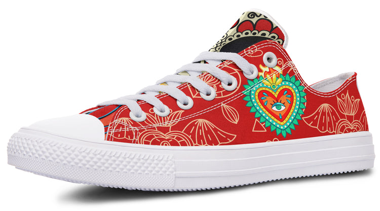MEN'S Raza Corazon Vday Low Tops ( Black or White Sole )