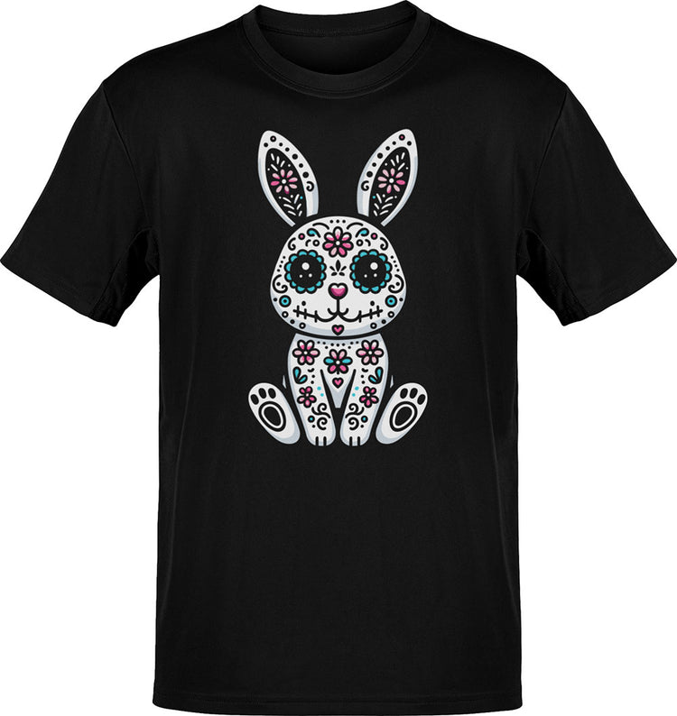 Sugar Skull Easter Bunny T-Shirt