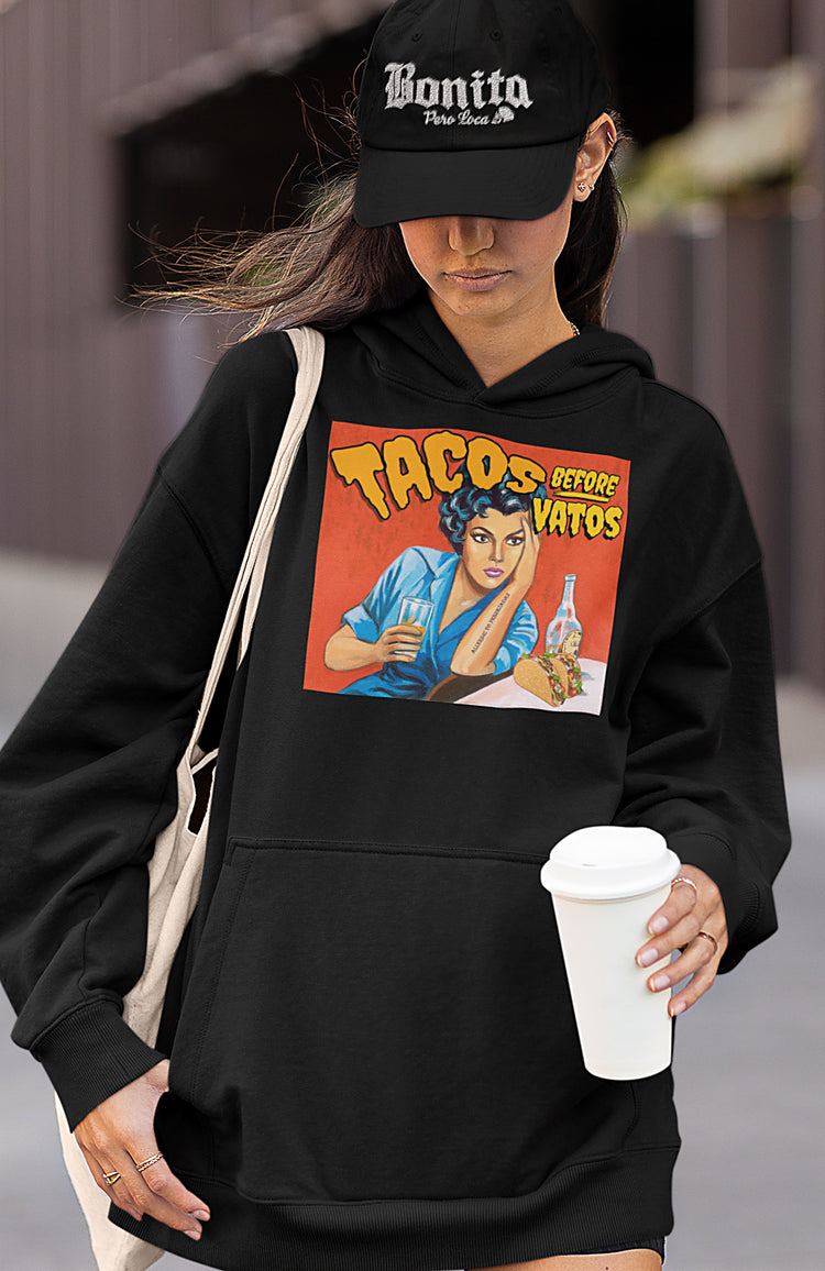 Deluxe Heritage Tacos Before Vatos Telenovela Hoodie