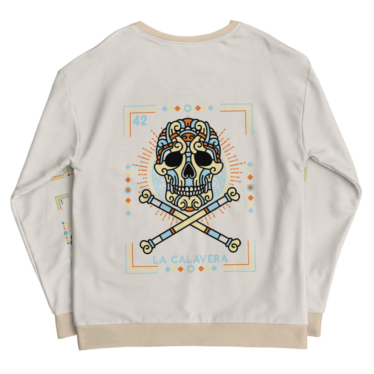 Premium Fleece-lined Loteria Navidad Sweatshirt Pajama Top