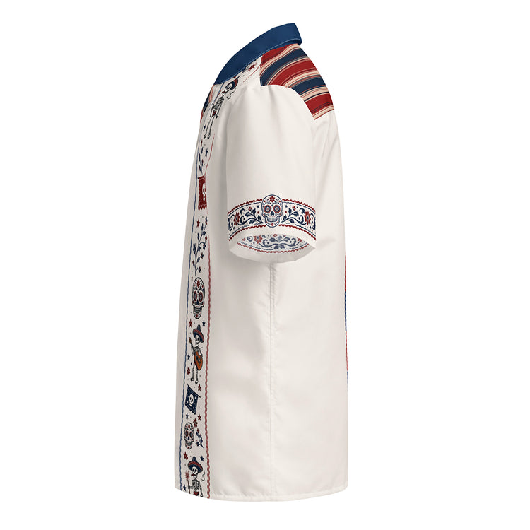 Calacas 4th of July Guayabera