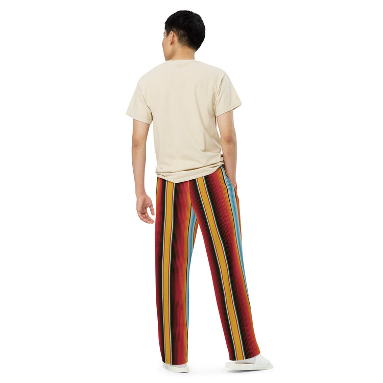 Premium Serape Dos Super Soft Wide-leg Pajama/Sweats Bottoms