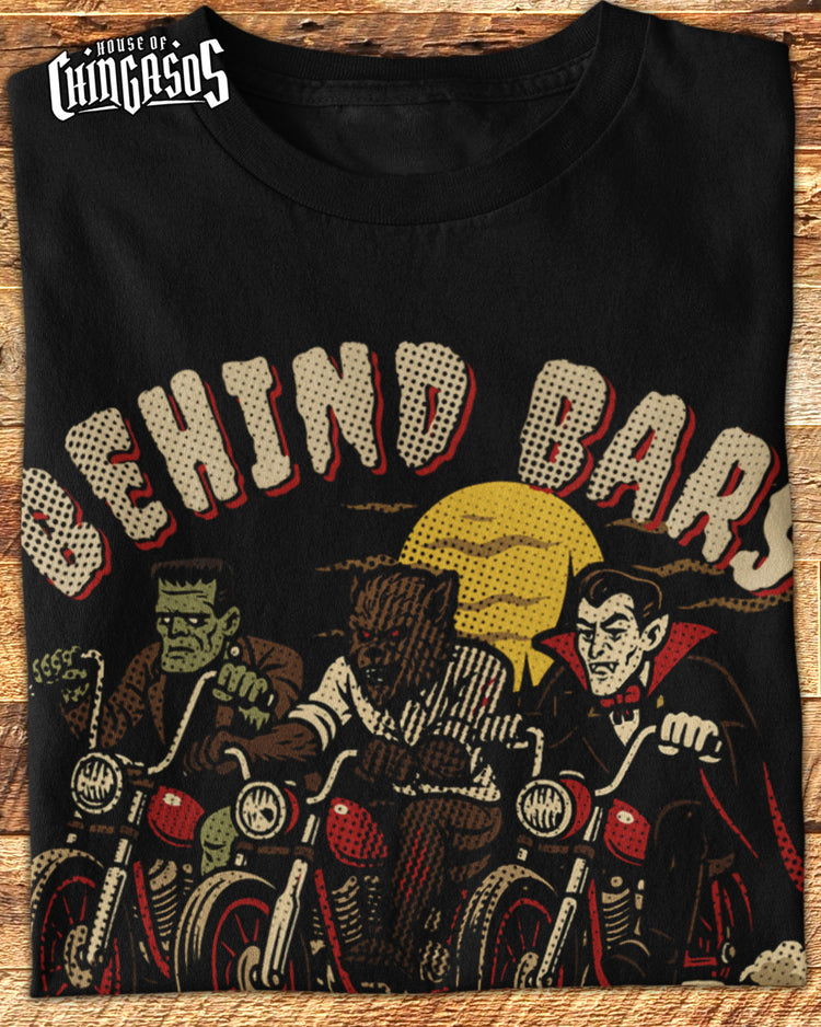 Behind Bars For Life Moto Tee