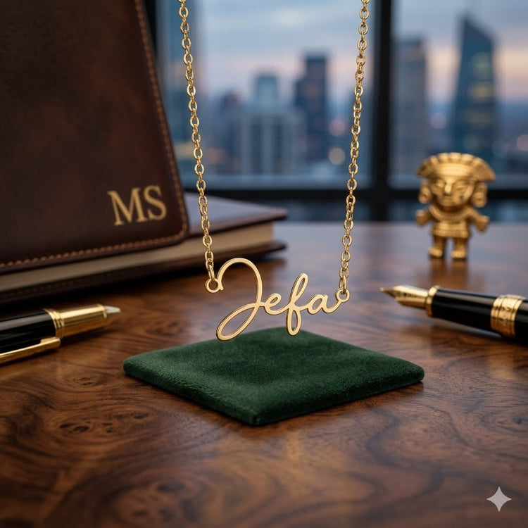 Custom Signature Name Necklace