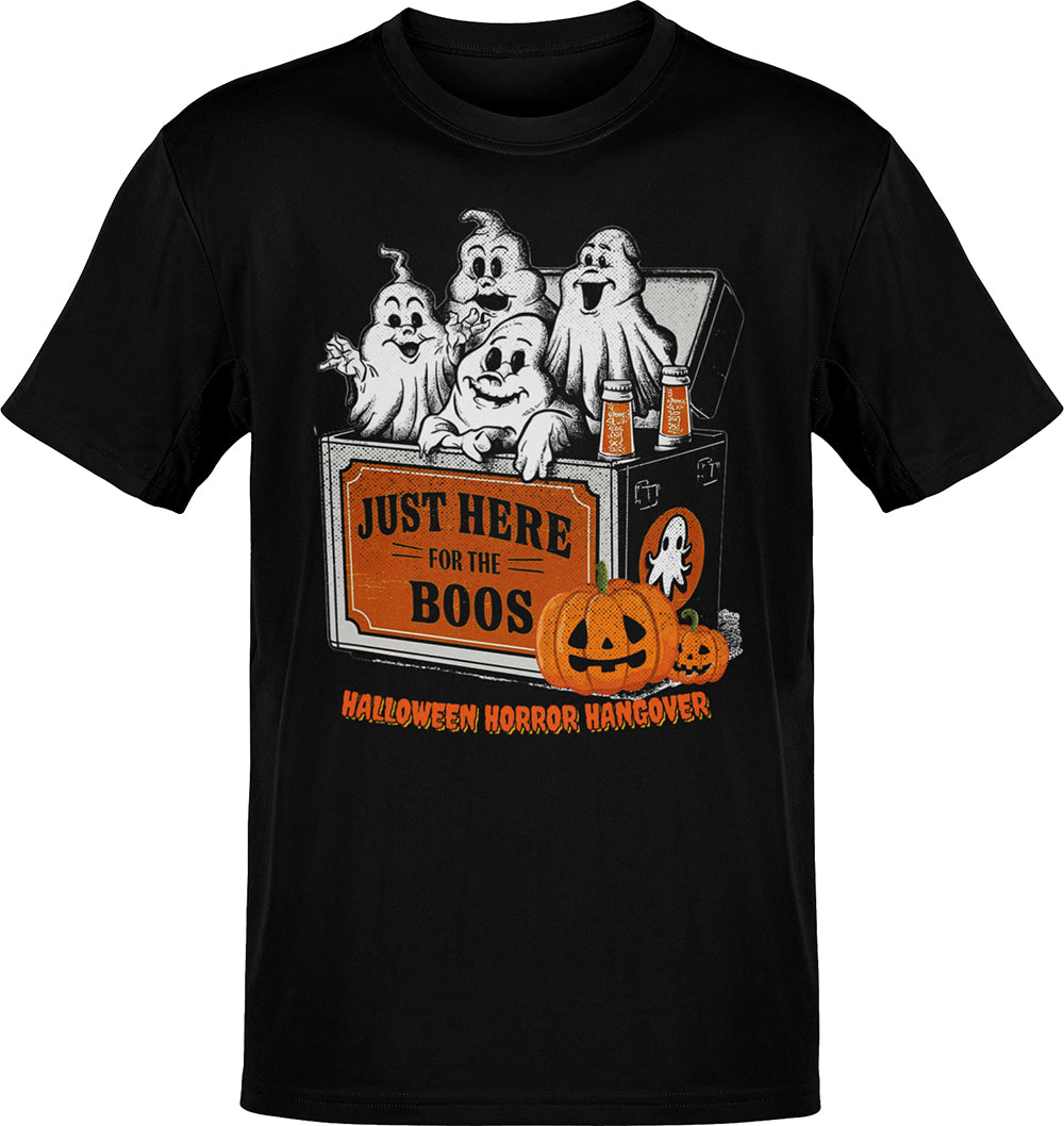 Here For The Boos - Wine T-Shirt