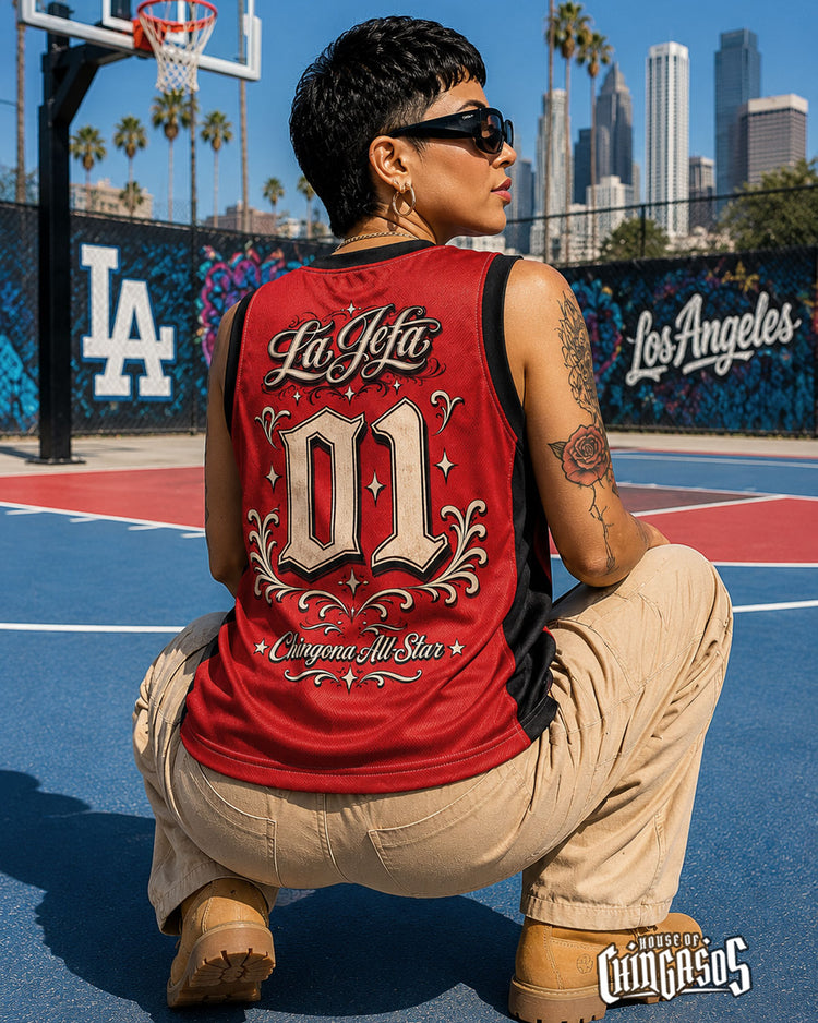 La Jefa Chingona All-Star Basketball Jersey