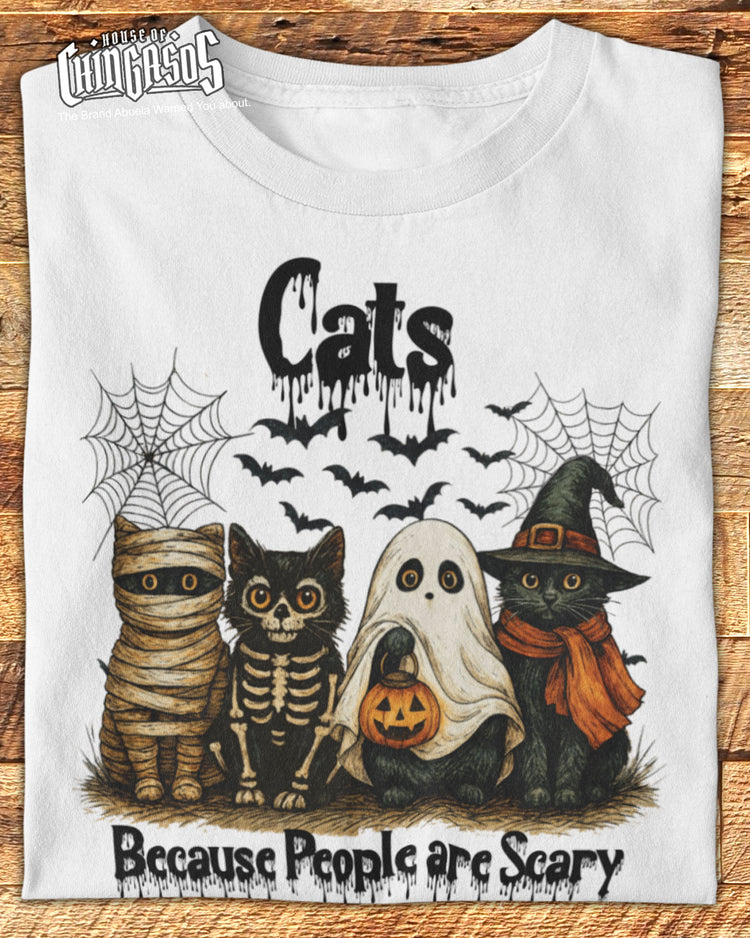 Cats Because People Are Creepy T-Shirt