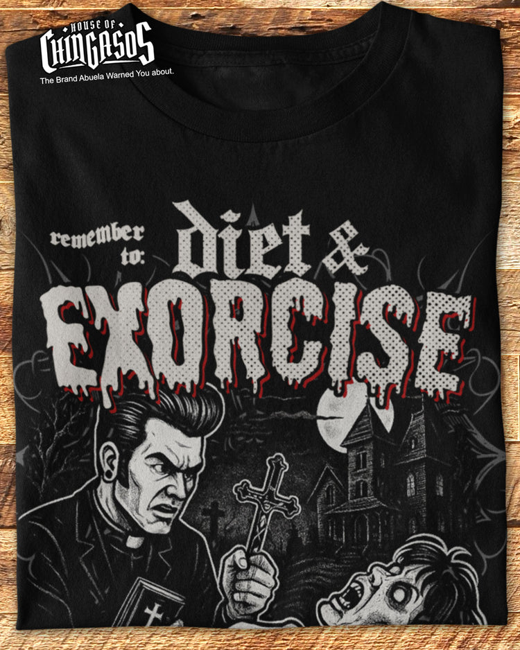 Diet & Exorcise Gym Bat Tee