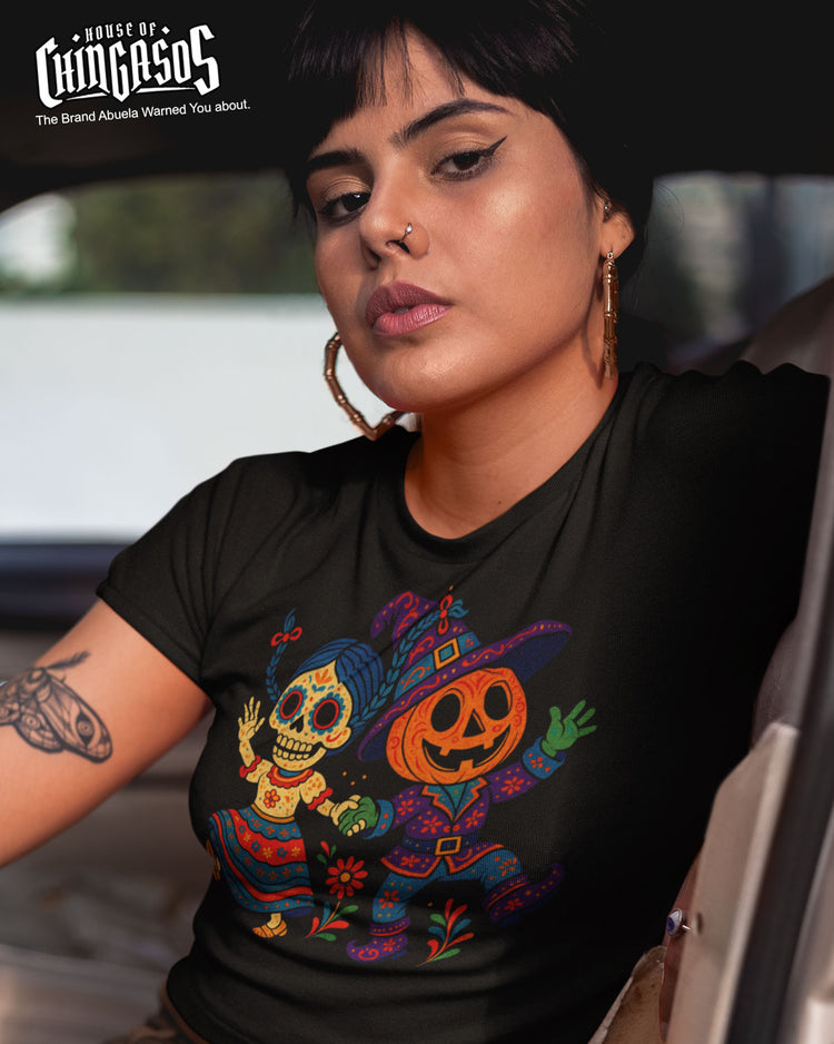 Bailando Calabaza Muertos T-Shirt