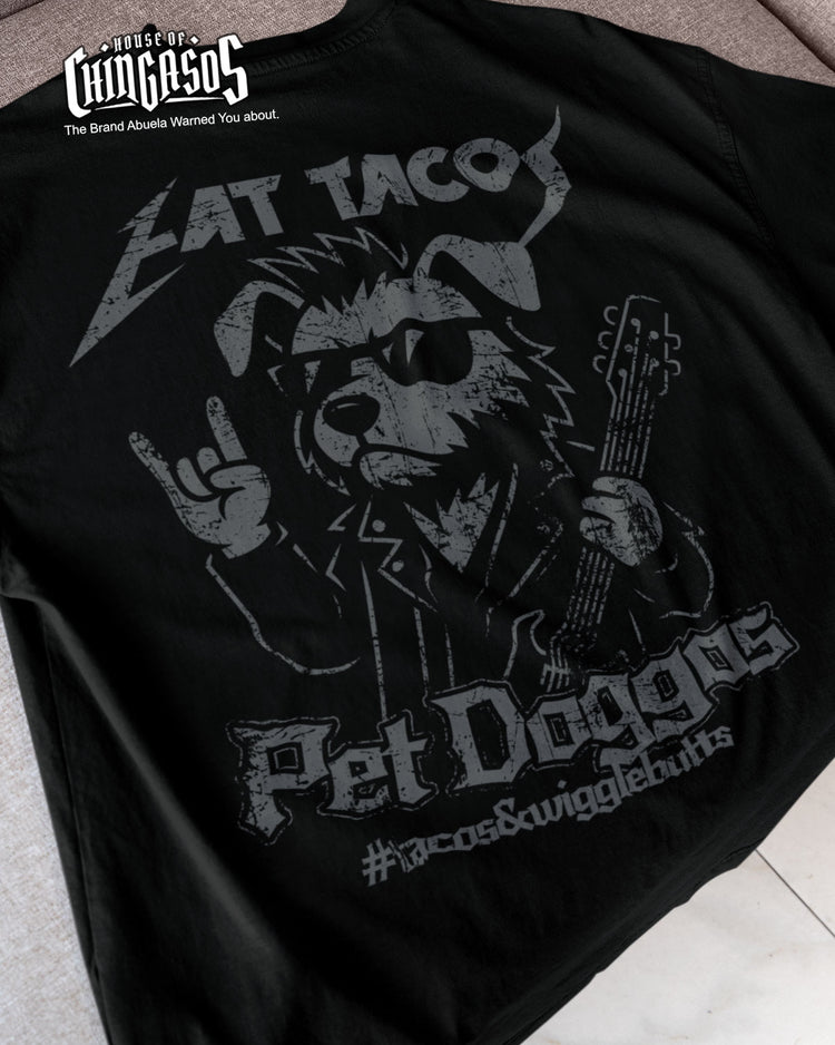 Eat Tacos Pet Doggos Rock & Rolla T-Shirt