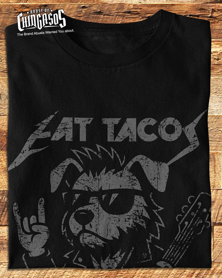 Eat Tacos Pet Doggos Rock & Rolla T-Shirt